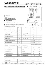 YG902C2R datasheet pdf Fuji Electric