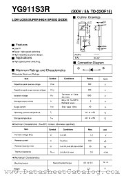 YG911S3R datasheet pdf Fuji Electric
