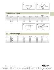4560-1 datasheet pdf Gilway Technical Lamp
