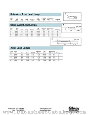 7160 datasheet pdf Gilway Technical Lamp