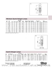 L7404A datasheet pdf Gilway Technical Lamp