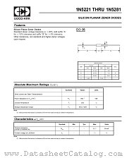 1N5272 datasheet pdf GOOD-ARK Electronics