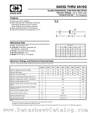 6A05G datasheet pdf GOOD-ARK Electronics