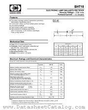 BHT18 datasheet pdf GOOD-ARK Electronics
