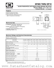 DF08 datasheet pdf GOOD-ARK Electronics