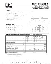 FR107-STR datasheet pdf GOOD-ARK Electronics