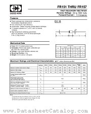 FR157-STR datasheet pdf GOOD-ARK Electronics