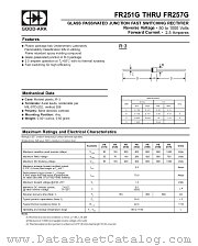 FR251G datasheet pdf GOOD-ARK Electronics