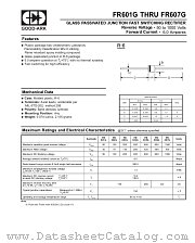 FR605G datasheet pdf GOOD-ARK Electronics