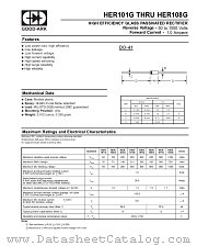 HER105G datasheet pdf GOOD-ARK Electronics