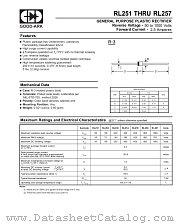 RL255 datasheet pdf GOOD-ARK Electronics
