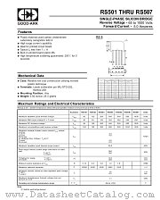 RS507 datasheet pdf GOOD-ARK Electronics