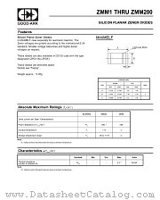 ZMM200 datasheet pdf GOOD-ARK Electronics