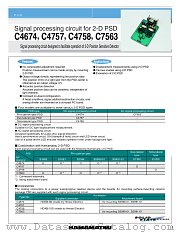 C4758 datasheet pdf Hamamatsu Corporation