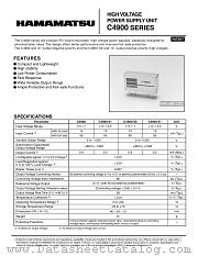 C4900-50 datasheet pdf Hamamatsu Corporation