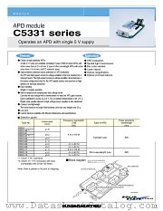 C5331-11 datasheet pdf Hamamatsu Corporation