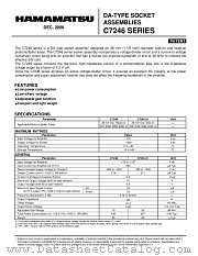 C7246 datasheet pdf Hamamatsu Corporation
