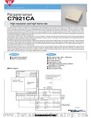 C7921CA datasheet pdf Hamamatsu Corporation