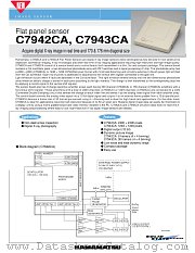 C7942CA datasheet pdf Hamamatsu Corporation