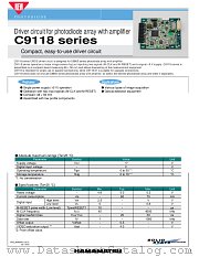 C9118 datasheet pdf Hamamatsu Corporation