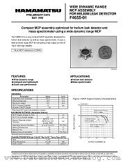 F4655-01 datasheet pdf Hamamatsu Corporation