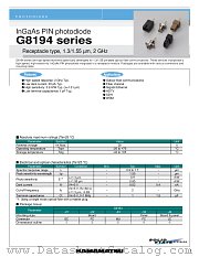 G8194-22 datasheet pdf Hamamatsu Corporation