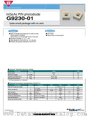 G9230-01 datasheet pdf Hamamatsu Corporation