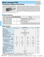 H5784-02 datasheet pdf Hamamatsu Corporation