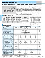 H5773-01 datasheet pdf Hamamatsu Corporation
