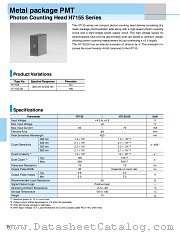 H7155-20 datasheet pdf Hamamatsu Corporation