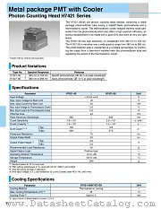 H7421-40 datasheet pdf Hamamatsu Corporation