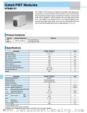 H7680 datasheet pdf Hamamatsu Corporation