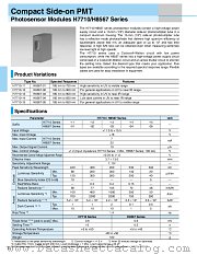H7710-12 datasheet pdf Hamamatsu Corporation