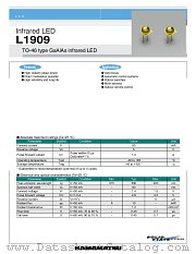 L1909 datasheet pdf Hamamatsu Corporation