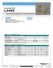L4492 datasheet pdf Hamamatsu Corporation