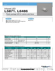 L5871 datasheet pdf Hamamatsu Corporation