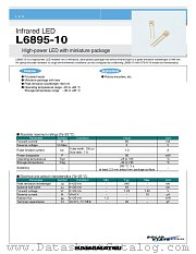 L6895-10 datasheet pdf Hamamatsu Corporation