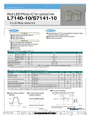 L7140-10 datasheet pdf Hamamatsu Corporation