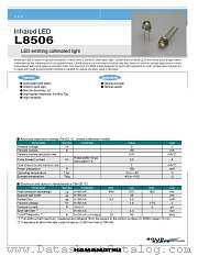 L8506 datasheet pdf Hamamatsu Corporation