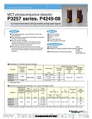 P3257-10 datasheet pdf Hamamatsu Corporation