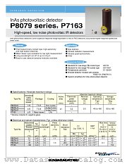 P8079-11 datasheet pdf Hamamatsu Corporation