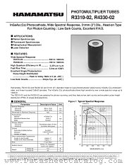 R4330-02 datasheet pdf Hamamatsu Corporation