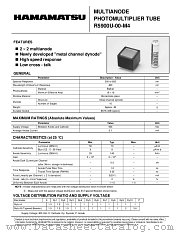R5900U-00-M4 datasheet pdf Hamamatsu Corporation