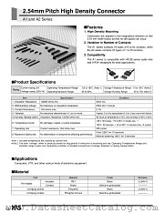 A1-10PA-2.54DS datasheet pdf Hirose Electric