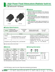AT-1006 datasheet pdf Hirose Electric