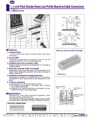 DF20F-20DP-1V datasheet pdf Hirose Electric