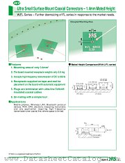 W.FL-R-1 datasheet pdf Hirose Electric