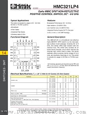 HMC321LP4 datasheet pdf Hittite Microwave Corporation