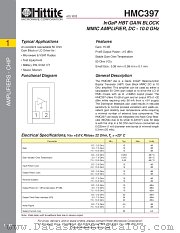 HMC397 datasheet pdf Hittite Microwave Corporation