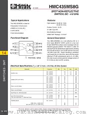 HMC435MS8G datasheet pdf Hittite Microwave Corporation